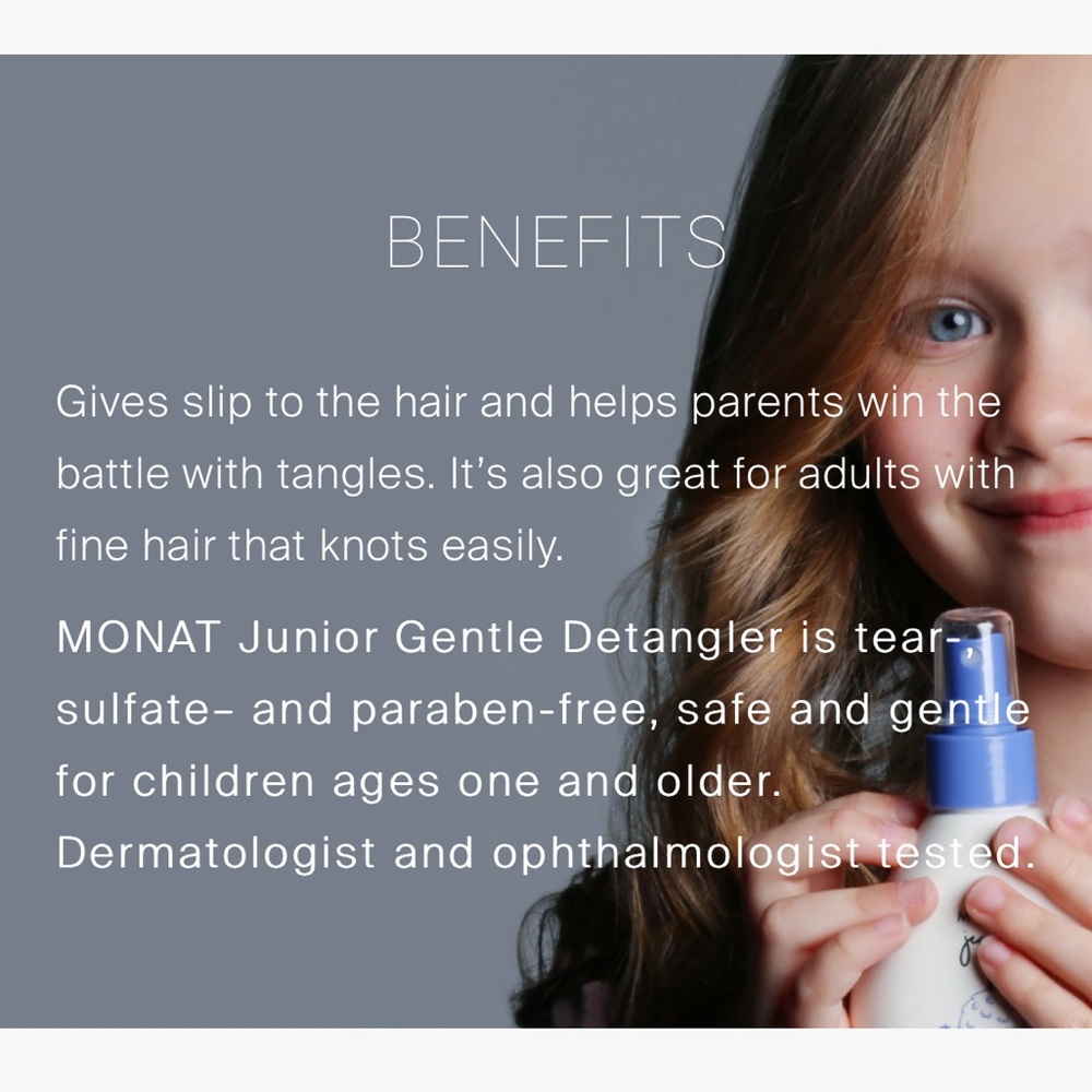 👼🏼🆕👼🏼 Monat Junior Gentle Detangler - Picture 3 of 7